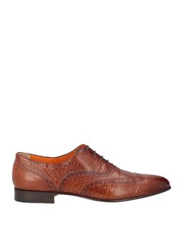 Santoni: Коричневые туфли 