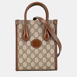 Gucci: Коричневая сумка  Interlocking G