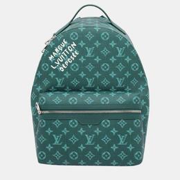 Louis Vuitton: Зелёный рюкзак 