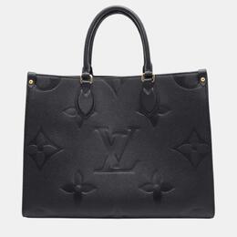 Louis Vuitton: Чёрная сумка-шоппер 