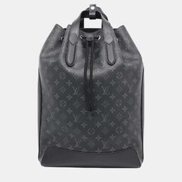 Louis Vuitton: Чёрный рюкзак 