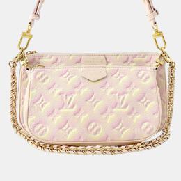 Louis Vuitton: Розовая сумка  Pochette Accessoires