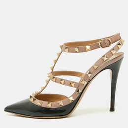 Valentino: Тёмные туфли  Rockstud