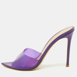 Gianvito Rossi: Фиолетовые сандалии  Elle