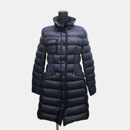 Moncler: Синее пальто 