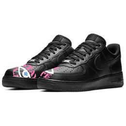 Nike: Чёрные кроссовки  Air Force 1