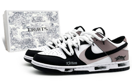 Nike: Чёрные кроссовки  Dunk