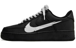 Nike: Чёрные кроссовки  Air Force 1