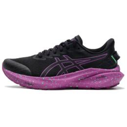 Asics: Чёрные кроссовки 