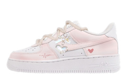 Nike: Розовые кроссовки  Air Force 1