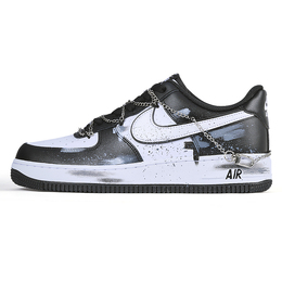 Nike: Чёрные кроссовки  Air Force 1