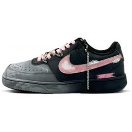 Nike: Чёрные кроссовки  Court Vision Low