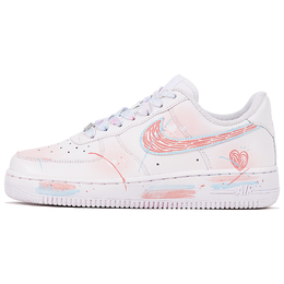 Nike: Розовые кроссовки  Air Force 1