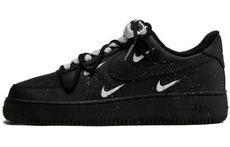 Nike: Чёрные кроссовки  Air Force 1