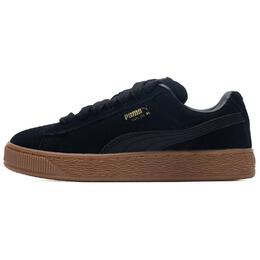 PUMA: Чёрные кеды  Suede