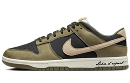 Nike: Зелёные кроссовки  Dunk
