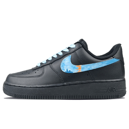 Nike: Чёрные кроссовки  Air Force 1