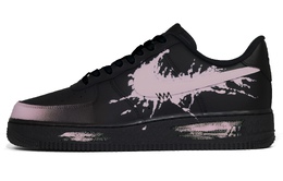 Nike: Чёрные кроссовки  Air Force 1