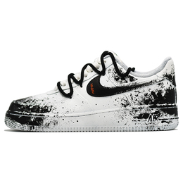 Nike: Чёрные кроссовки  Air Force 1