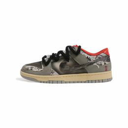 Nike: Серые кроссовки  Dunk