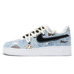 Nike: Синие кроссовки  Air Force 1