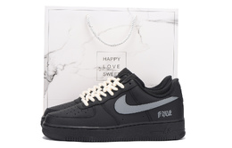 Nike: Серебристые кроссовки  Air Force 1