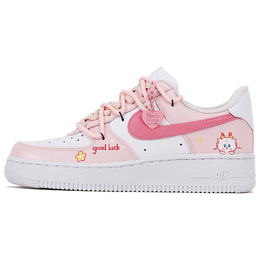 Nike: Розовые кроссовки  Air Force 1