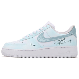 Nike: Синие кроссовки  Air Force 1