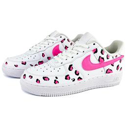 Nike: Розовые кроссовки  Air Force 1