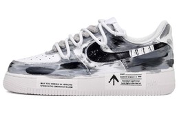 Nike: Чёрные кроссовки  Air Force 1