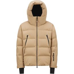 Moncler: Светлый пуховик 