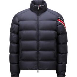 Moncler: Тёмный пуховик 