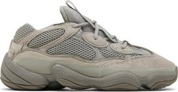 Adidas: Серые кроссовки  Yeezy Boost 500