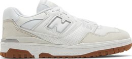 New Balance: Белые кроссовки  550