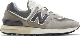 New Balance: Серые кроссовки  574