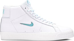 Nike: Белые кроссовки  Blazer Mid Premium