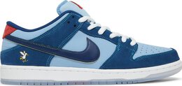 Nike: Синие кроссовки  Dunk Low