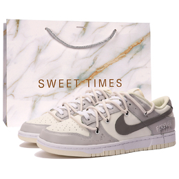 Nike: Жёлтые кроссовки  Dunk