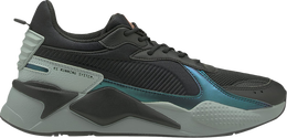 PUMA: Чёрные кроссовки  RS-X