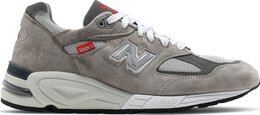 New Balance: Серые кроссовки 