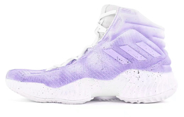 Adidas: Фиолетовые кроссовки 