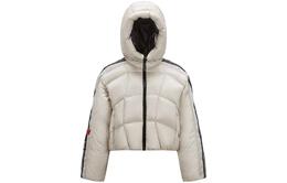 Moncler: Белый пуховик 