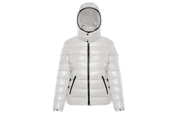 Moncler: Белая куртка 