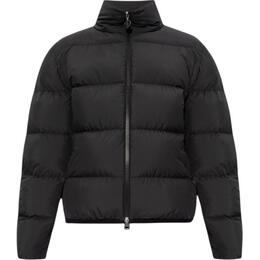 Moncler: Чёрный пуховик 