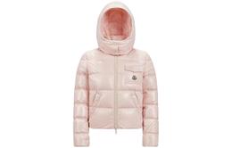 Moncler: Розовый пуховик 