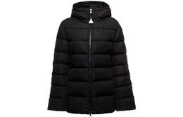 Moncler: Чёрный пуховик 