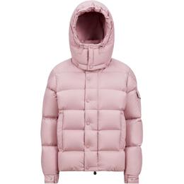 Moncler: Светлый пуховик 