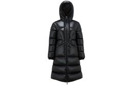 Moncler: Чёрный пуховик 