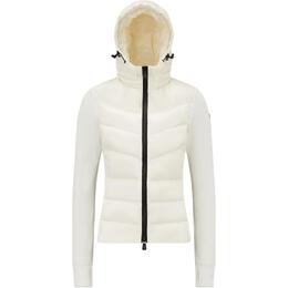 Moncler: Белый пуховик  Snow