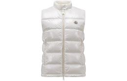 Moncler: Белый жилет 